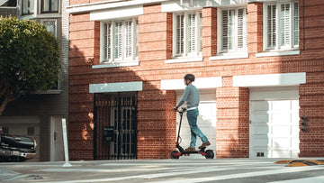 electric scooter with seat